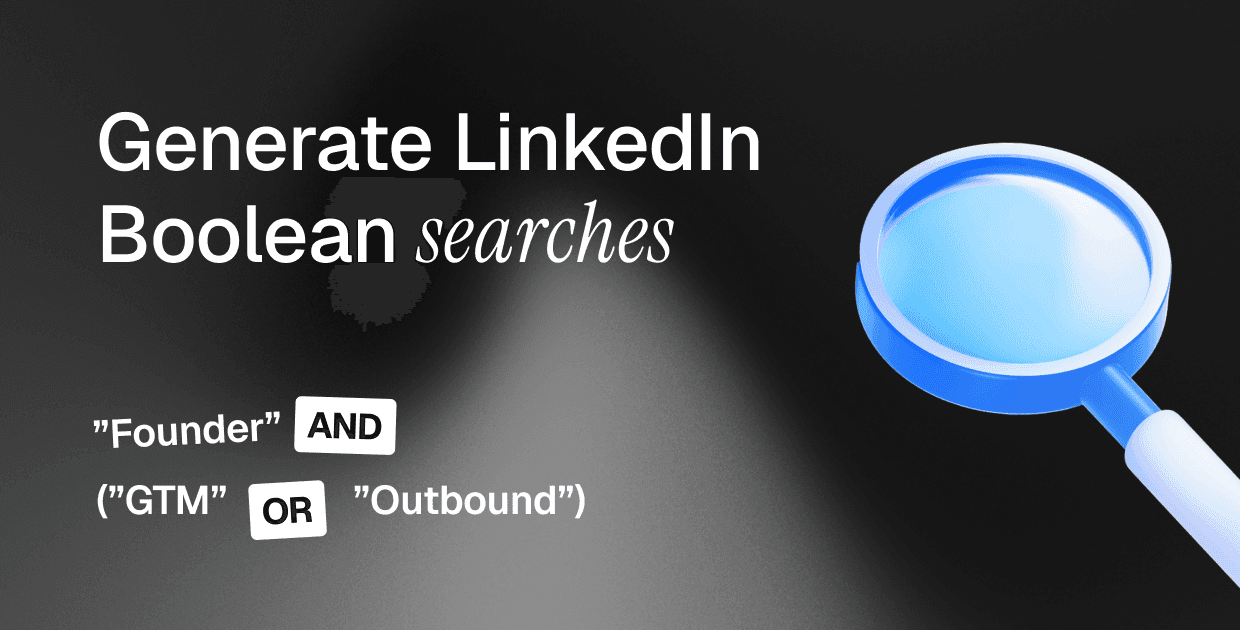 LinkedIn Boolean Search Generator by Sonarly
