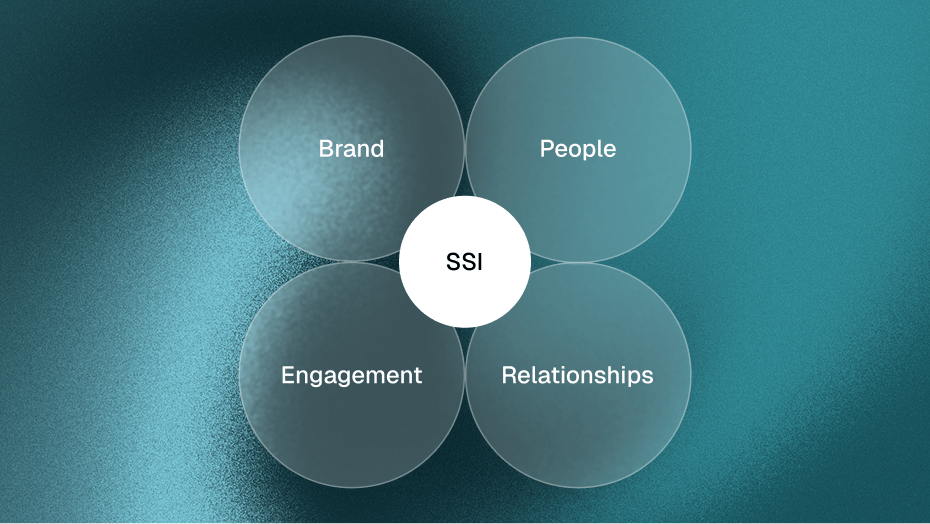 What LinkedIn Social Selling Index measures